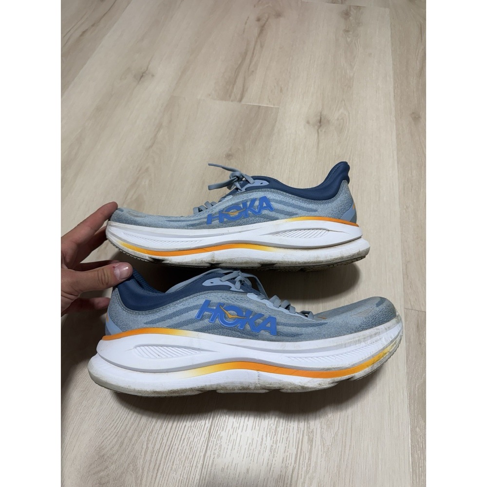 Hoka Bondi 9 Men's 13D Drizzle Downpour Blue 1162011-DNP Running Shoes Athletic